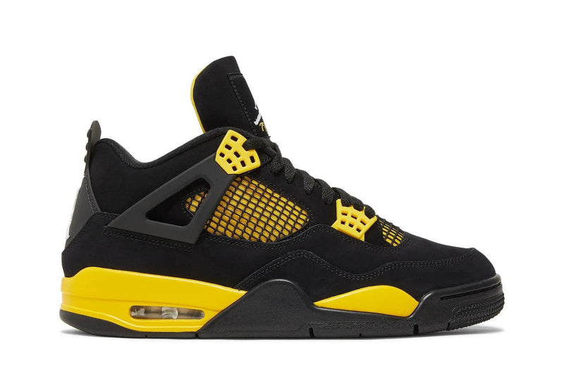 Air Jordan 4 Retro 'Thunder' (2023) – Black / Tour Yellow