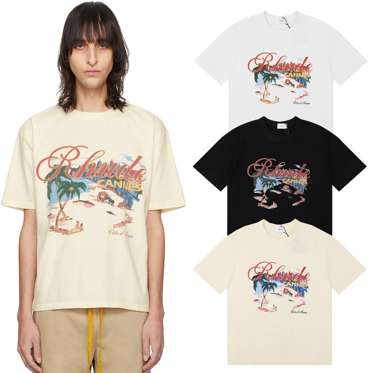 RHUDE Cannes Beach T-shirt